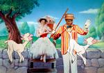 Farverig. Her ses Julie Andrews og Dick Van Dyke i klassikeren 'Mary Poppins'. 