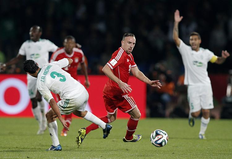Bedst. Klasseforskellen var tydelig fra starten af kampen, da Bayern München helt som ventet i aften besejrede Raja Casablanca i finalen i VM for klubhold. 