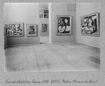GØGLERKUNST? Til trods for, at direktør Leo Swane anså Picasso for at være »en gøgler«, måtte han alligevel acceptere at udstille 33 Picassoværker i 1938, da Den Franske Udstilling turnerede i Skandinavien. Købe dem kunne han ikke drømme om. Maleri nummer to fra højre blev solgt i 2010 for 600 millioner kroner og opnåede verdens hidtil højeste hammerslag.