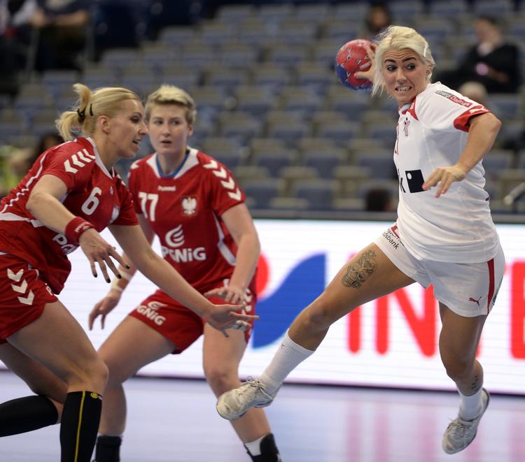 topscorer. Med gennembrud på stribe blev Kristina Kristiansen dansk topscorer mod Polen. 