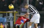 1-4. Efter 744 minutter blev der 'endelig' scoret mod Juventus, men Giogio Chiellini og de andre zebrastribede vandt alligevel. 