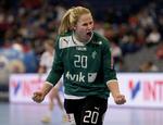 debutant. I en alder af 27 år spillede Rikke Poulsen sin første slutrunde, der gav VM-bronze. 