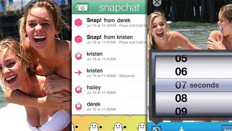 LAGRET. I den nyeste opdatering af Snapchat til iOS kan man gemme billeder til senere gennemsyn, hvilket strider mod app'ens grundformål. (Foto: Snapchat/PR-foto) 