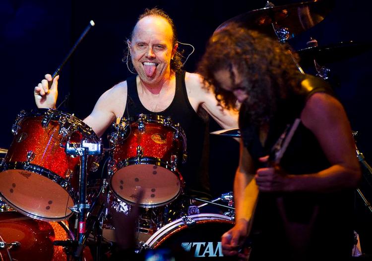 Jovial. Lars Ulrich fotograferet for nylig i Apollo Theater i New York. 