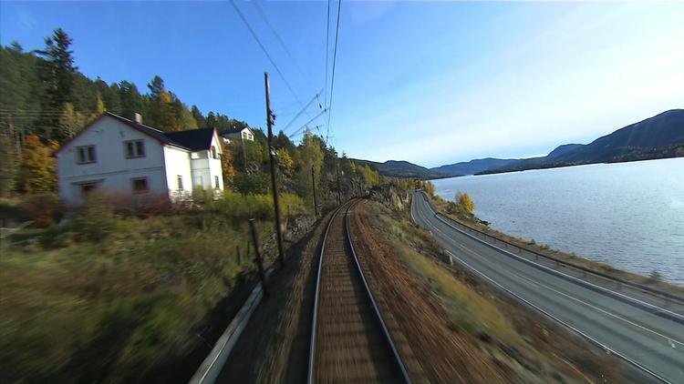 NRK har solgt tv-program fra Norlandsbanen til USA. Her er det dog et billede fra Bergensbanen. 