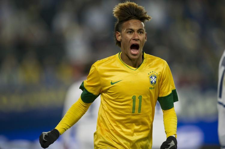 Stjernefrø. Neymar er som 21-årig på det brasilianske landshold og spiller til dagligt i den spanske klub F.C. Barcelona. 