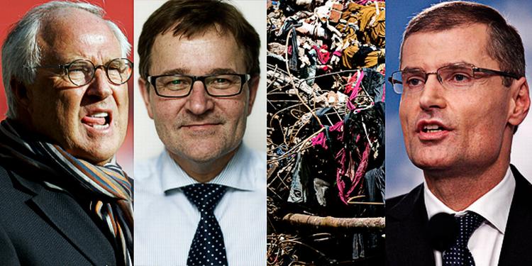 fokus. Flemming Østergaard, Eivind Kolding, den sammenstyrtede tøjfabrik i Bangladesh og Ditlev Engel står for nogle af årets største nedture, der ramte dansk erhvervsliv. 