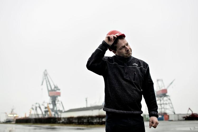 Positiv. Der er igen kommet liv på det tidligere værft Lindø på Østfyn. Lars Hansborg-Sørensen er med til at bygge verdens mest kraftfulde vindmølle for Vestas. 