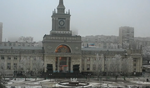 Terror. Bombeangrebet mod togstationen i Volgograd blev fanget på et overvågningskamera rettet mod bygningen. 