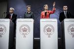 Forskelle. De tre regeringspartier er dybt splittede. 