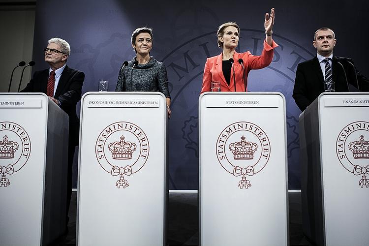 Forskelle. De tre regeringspartier er dybt splittede. 