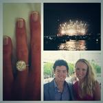 forlovelse. Caroline Wozniacki sagde nytårsaften ja til Rory McIlroys frieri, hvilket parret har annonceret via Twitter med en lille billedkavalkade fra Sydney, hvor de befinder sig. 