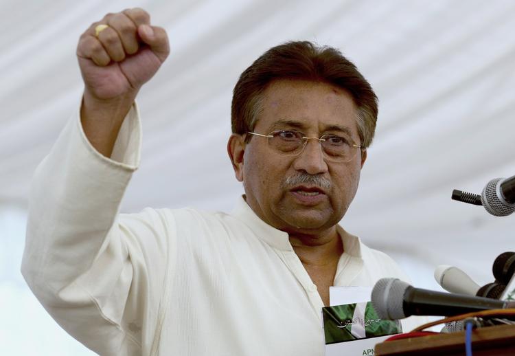 Retssag. Pervez Musharraf tog magten ved et militærkup og ledede Pakistan i ni år, men siden april har han siddet i husarrest anklaget for forræderi. 