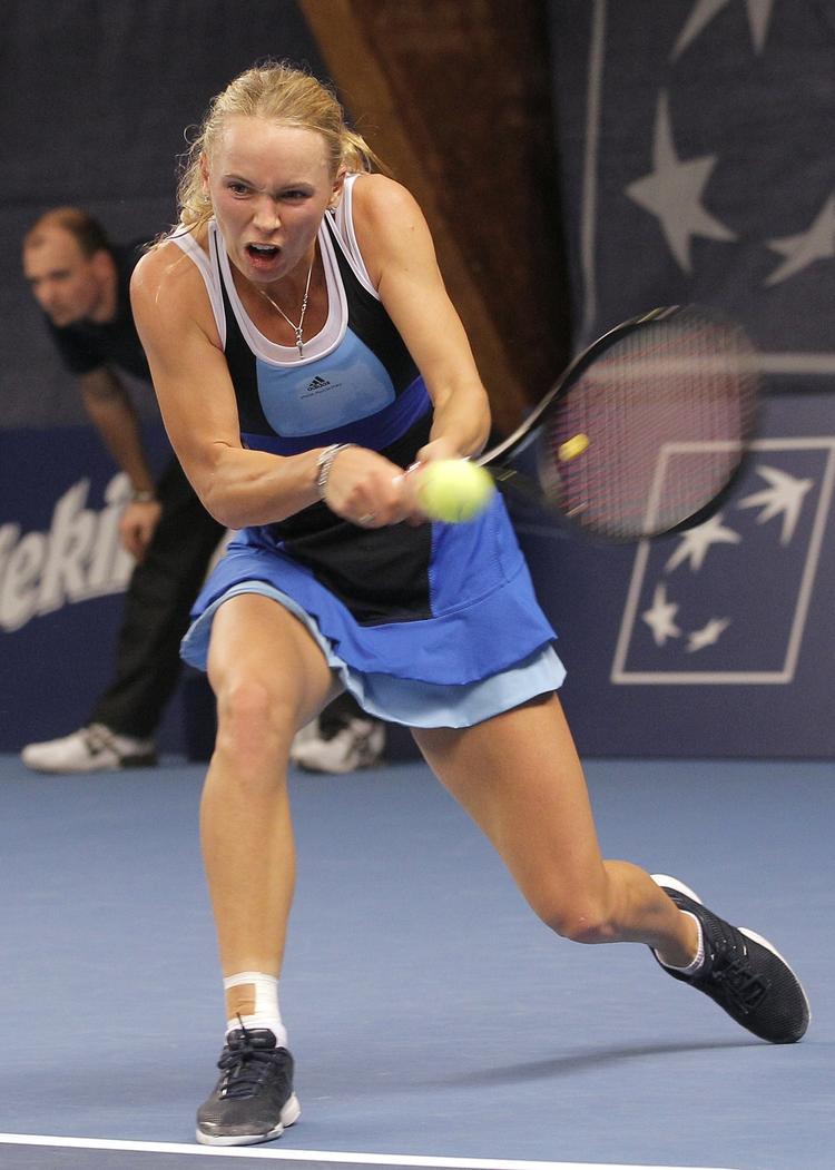Klar. Wozniacki skulle i denne uge have spillet med i Brisbane, men måtte trække sig med en skade i den ene skulder. 
