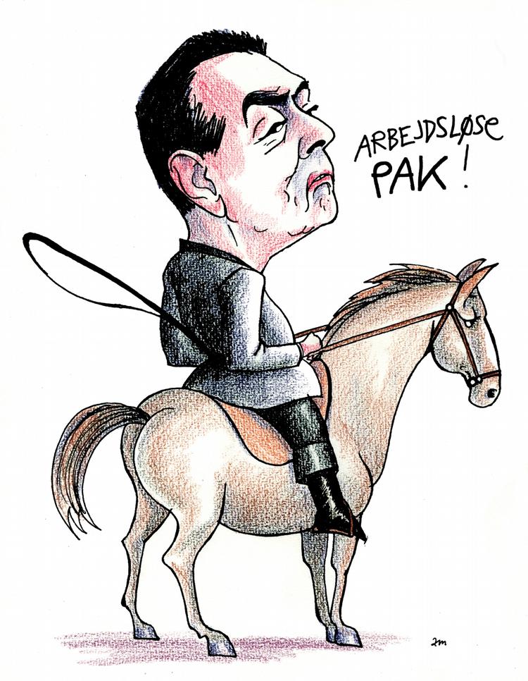 Tegning: Anne-Marie Steen Petersen. 