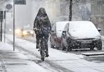 Glat. På mandag vil der flere steder i landet være mulighed for snebyger og frostvejr. 