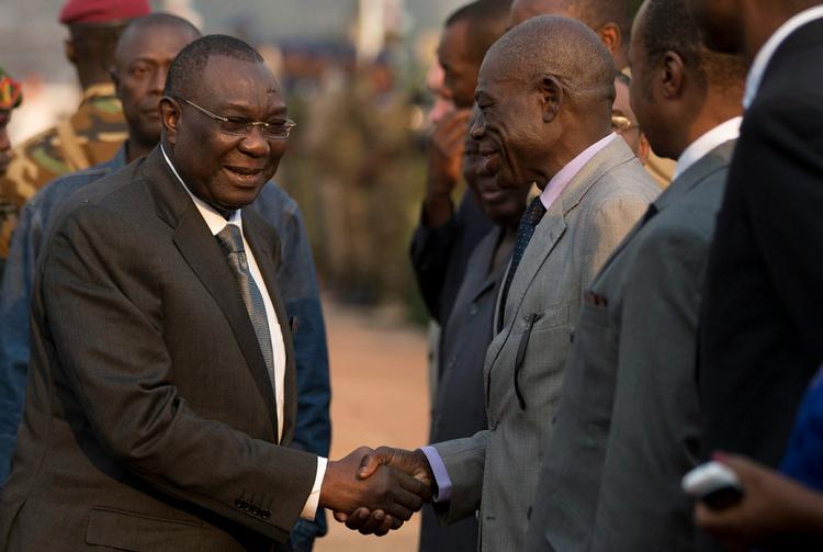 Væltet. Michel Djotodia (t.v.) har ikke formået at bringe fred til Den Centralafrikanske Republik . 