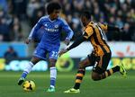 0-2. Chelsea dominerede det meste af opgøret mod Hull, som ikke blev nogen festforestilling. 