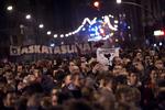 Protest. Gaderne i den nordspanske by Bilbao er fulde af demonstranter, der er utilfredse med fængselsforholdene for medlemmer af den baskiske løsrivelsesgruppe ETA. 