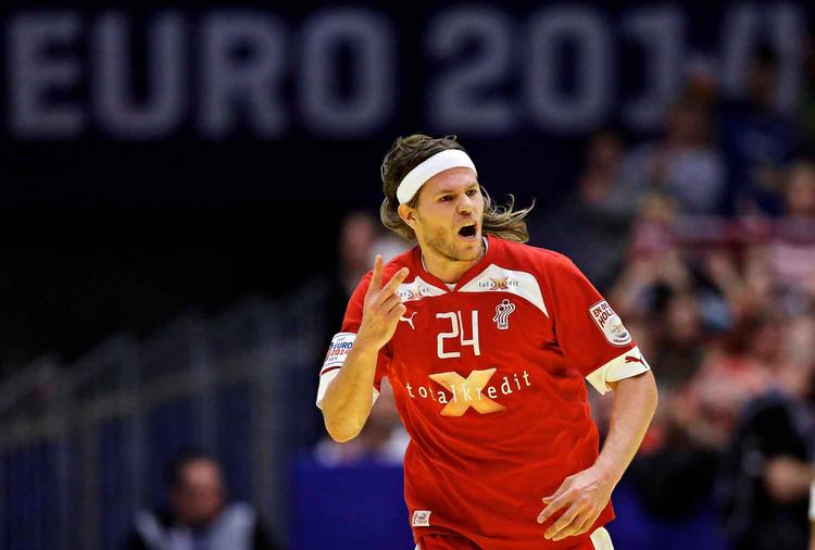 TILFREDS. En præstation uden usikkerhed, kalder Mikkel Hansen kampen mod Makedonien. 