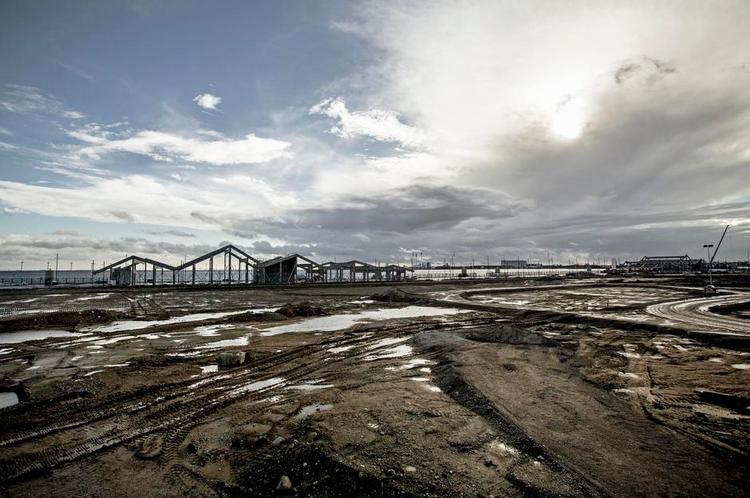 Vokseværk. Her skal de helt store krydstogtskibe lægge til, når udvidelsen af København er færdig. 