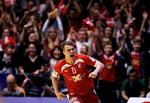 TOPSCORER. Elleve danske spillere scorede mod Makedonien, så fem mål var nok til at gøre Casper U. Mortensen til topscorer. 