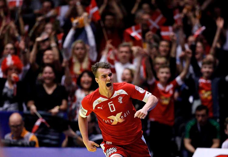 TOPSCORER. Elleve danske spillere scorede mod Makedonien, så fem mål var nok til at gøre Casper U. Mortensen til topscorer. 