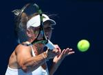VIDERE. For første gang i Australian Open åbnede Caroline Wozniacki turneringen med at uddele et 'æg'. 
