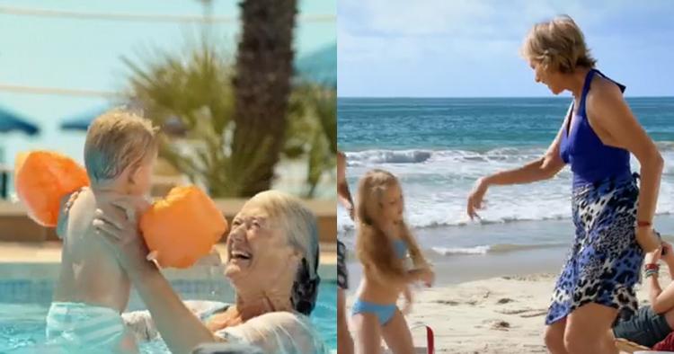Målgruppe. Både Spies (billedet til venstre) og Star Tour (billedet til højre) har smidt lidt gråt guld ind i de reklamer, der kører på tv i øjeblikket. 