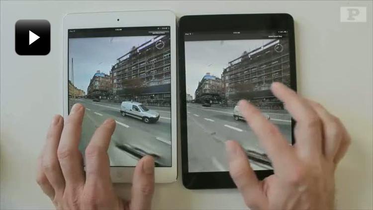 Forbedring. Der er markant forskel på den gamle og den nye iPad når det gælder skærmkvalitet. 