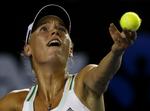 Sejr. Caroline Wozniacki er videre efter sejr over Christina McHale fra USA i Australian Open. 