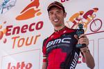 karriereslut. Alessandro Ballan med trofæet efter at have vundet sidste etape i Eneco Tour i 2012. 