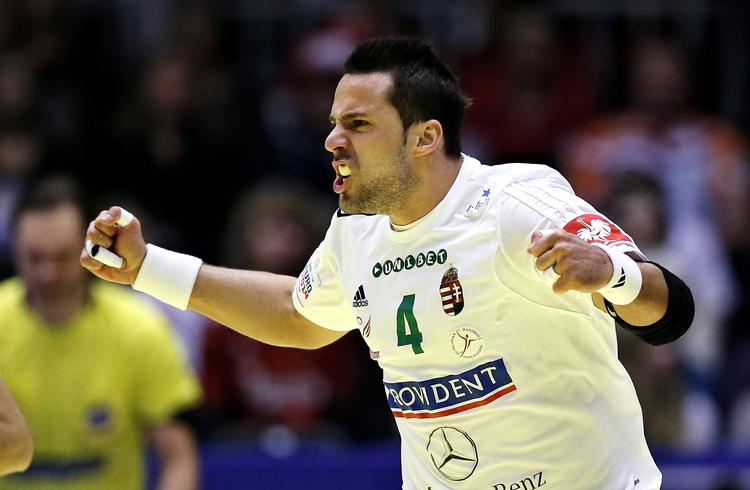 MÅL. En enkelt mål scorede Szabolcs Szöllösi i Ungarns sejr over Makedonien. 