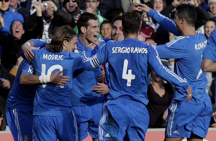 0-2. Real Madrids andet mål blev scoret af Gareth Bale. 