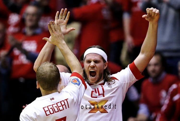 TOPSCORER. Med seks scoringer blev Mikkel Hansen topscorer i sejren over verdensmestrene. 
