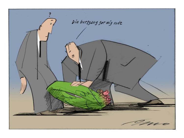 Fyret. Tegning: Per Maquard Otzen. 