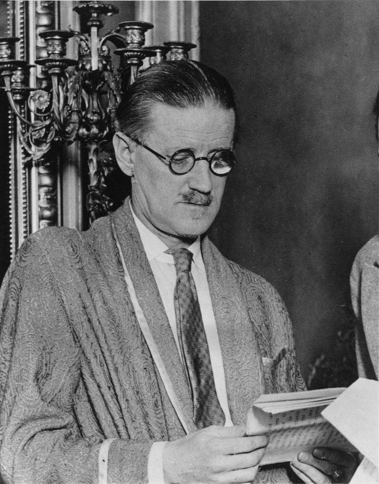 Forfatterikon. James Joyce som han så ud i 1931. 