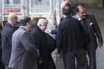 KONFLIKT. Syriens udenrigsminister Walid al-Moualem ankom i morges til forhandlinger med FN's særlige udsending Lakhdar Brahimi. 