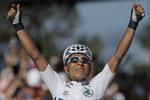 Vinder. En 27.-plads på sidste etape var nok for colombianeren Nairo Quintana. 