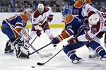 4-3. Phoenix Coyotes kom hurtigt foran 4-0 mod  Edmonton Oilers, men var ved at smide sejren. 