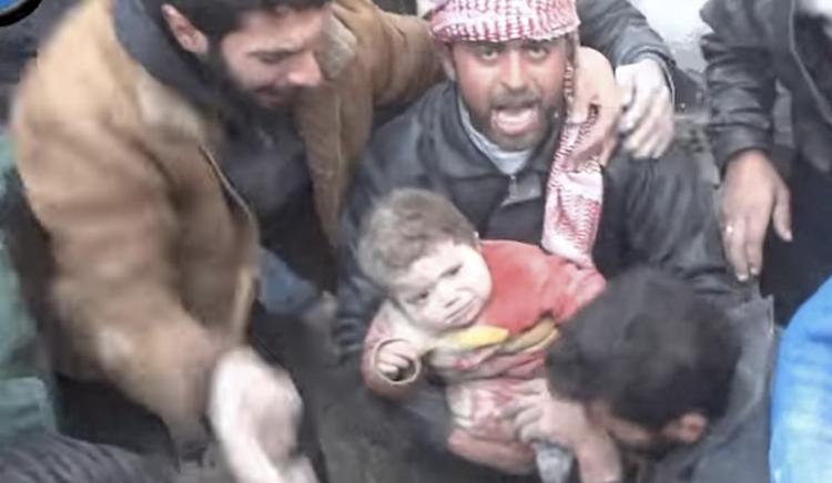 Solstrålehistorie. Der er ikke mange af dem i Syrien for øjeblikket, men her var da en enkelt. 