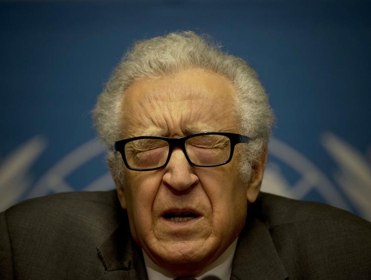 Ak. Der er ikke meget at smile af for forhandleren Lakhdar Brahimi. Men måske en lille smule, hvis der kommer handling bag ordene. 