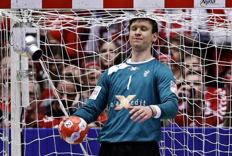 REKORD. De 41 mål, som Frankrig scorede mod Niklas Landin (billedet) og Jannick Green, er rekord mod det danske landshold. 