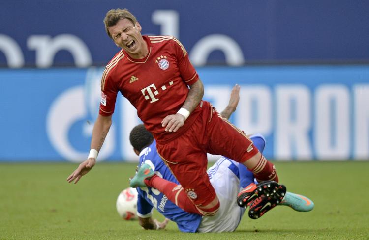 unåde. Mario Mandzukic er topscorer i Bayern, men kan blive ofret, da han ikke bestiller nok til træning. 