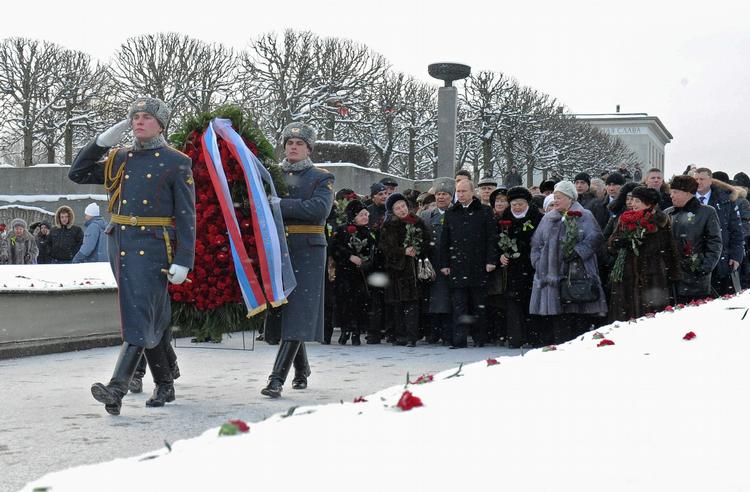 Markering. Rusland markerede mandag 70-års-dagen for ophævelsen af belejringen af Leningrad 