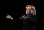 Fremtid. Tidligere udenrigsminister i USA Hillary Clinton svarer stadig vagt på spørgsmålet om, hvorvidt hun vil forsøge at blive Demokraternes præsidentkandidat i 2016. 
