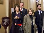 SKEPTISK. Republikaneren Cathy McMorris Rodgers (tv) var ikke imponeret af præsident Barack Obamas tale til nationen. 