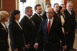 Regeringsleder. Tjekkiets præsident har godkendt landets nye koalitionsregering under ledelse af premierminister Bohuslav Sobotka. Regeringen overtager omgående ministerierne fra den fungerende administration, der har ledet landet siden juni, da centrumhøjreregeringen brød sammen. - Foto: 