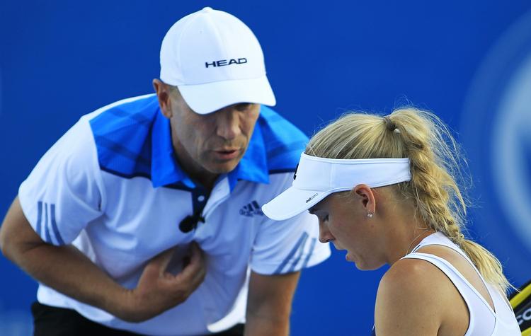 kortvarigt. Allerede inden Australian Open knagede samarbejdet mellem Thomas Högstedt og Caroline Wozniacki. 