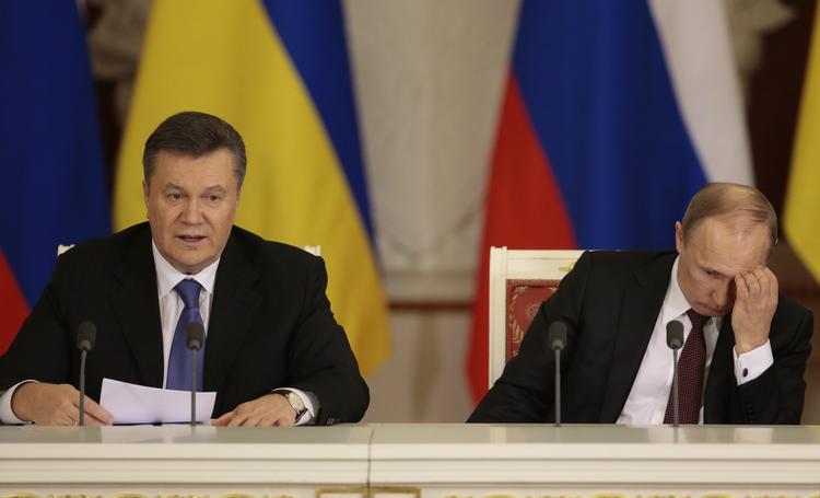 Præsident. Viktor Janukovitj i selskab med sin russiske kollega, Vladimir Putin. 